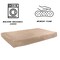 Pet Adobe Orthopedic Pet Bed - Egg Crate and Memory Foam with Washable Cover 37x24x4 by Pet Adobe - Tan 757255BKQ - alternate 3